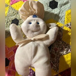Vintage Pillsbury Dough boy White Plush Toy